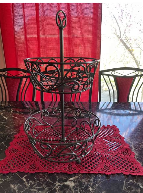 princess house metal basket|princess house 2 tier basket.